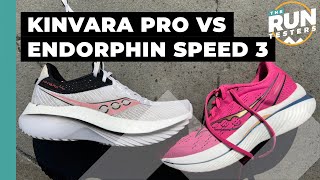 Saucony Endorphin Speed 3 vs Saucony Kinvara Pro: Which plated shoe should you get?