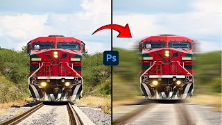 Generate "Perspective Motion" with Photoshop! Motion Blur Effect in photoshop.✏️