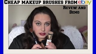 Ebay Makeup Brush Review & Demonstration