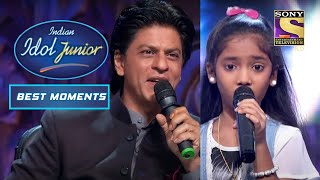 इस Penyanyi Cilik ने कैसे किया Shahrukh Khan को Inspire? | Idola India Junior | Momen terbaik