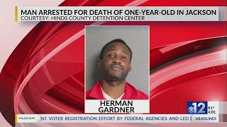 Man arrested for death of one-year-old in Jackson