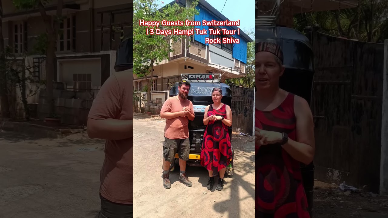 Video review by the Switzerland traveller at the end of her 3-day Hampi tour