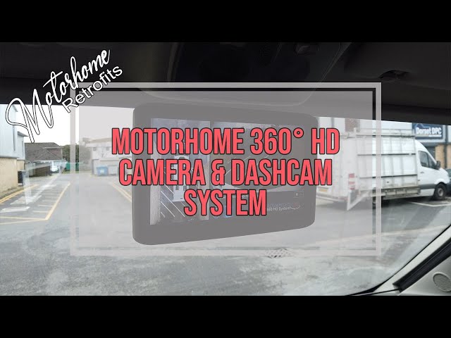 Motorhome 360° High Definition Camera & DashCam System