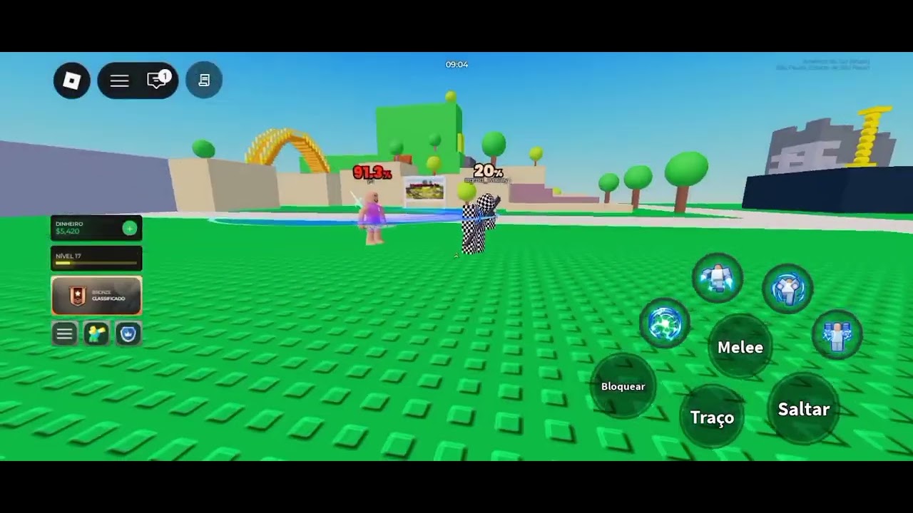 Partida com meus amigos 