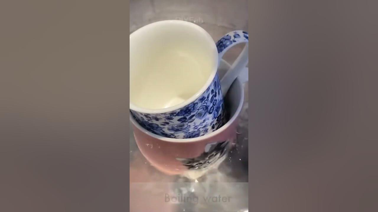 Cup Stuck In a Cup Glass How To Seperate YouTube