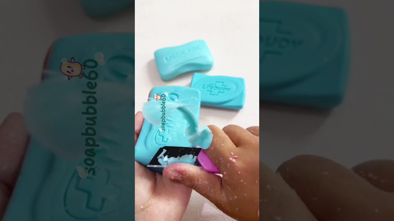 Yellow blue asmr 🩵💛| soapASMR | relaxing video | satisfying video