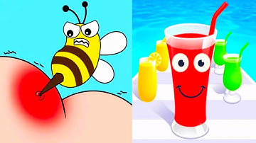 Tricky Brain Story Help Me vs Juice Run - All Levels Gameplay (Android,iOS) Part 1