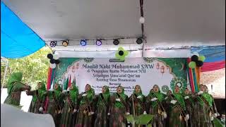 Ninik dkk mars indonesia,mars yalal waton.mars muslimat NU.mars pesawaran 14 09 2025 di pesawaran 2