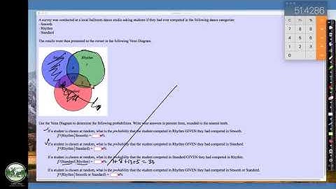 MAT141 Probabilities with Venn diagrams