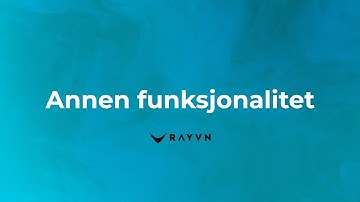 Annen Funksjonalitet i Aktiv Logg