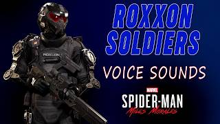 Marvel's Spider-Man: Miles Morales: Roxxon Soldiers Voice Lines + Efforts