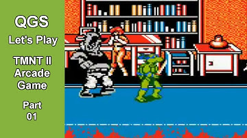 TMNT II Arcade Game Part 1