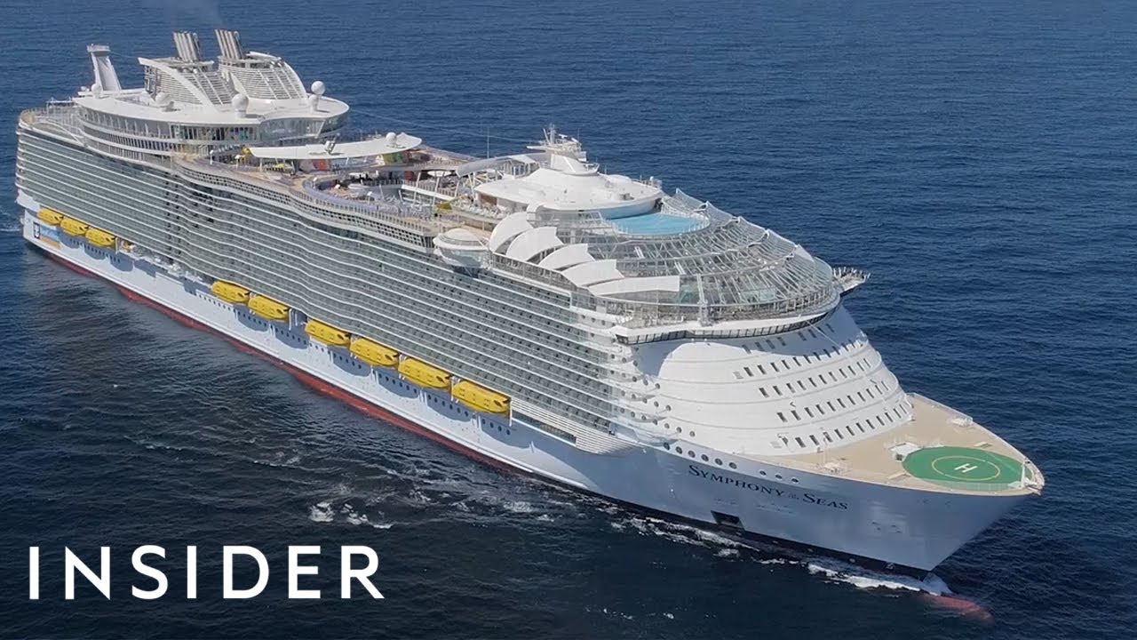 The World S Largest Cruise Ship Has Made Its Way To The United States Youtube