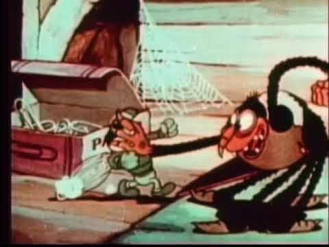 The Cobweb Hotel (1936) Color Classic Cartoon