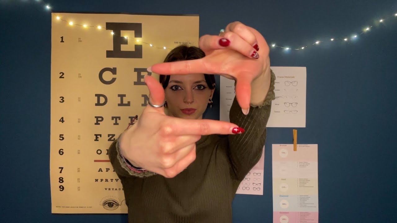 Helping You Buy Glasses ~ Whispered Roleplay ~ Writing, Tapping, Spraying Sounds, …