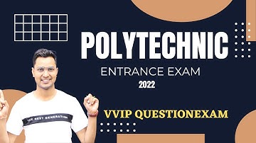 Polytechnic Most important Question 2022 | polytechnic entrance exam preparation 2022 | Polytechnic