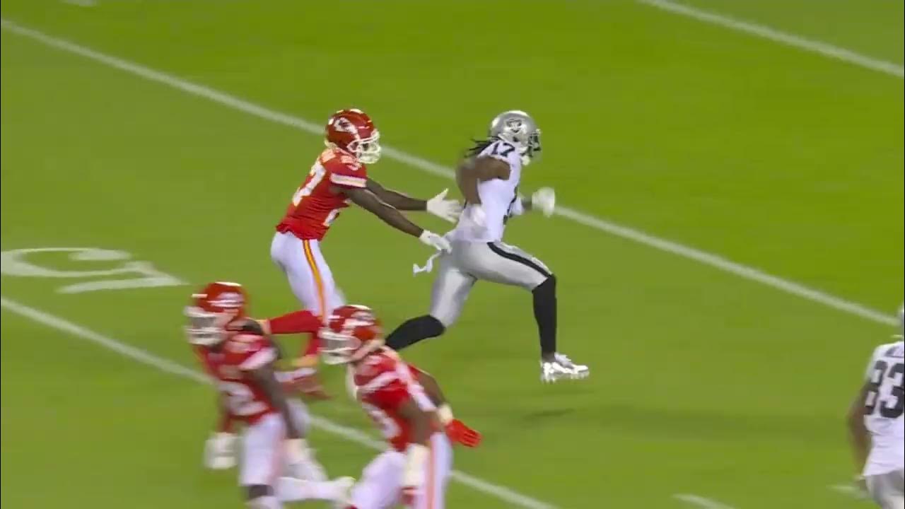 Davante Adams BURNS Chiefs on 4th Down For TOUCHDOWN Raiders vs