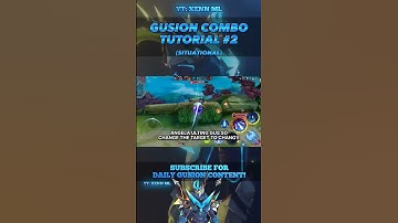 Gusion Situational Combo Tutorial 2 - #shorts #mlbb