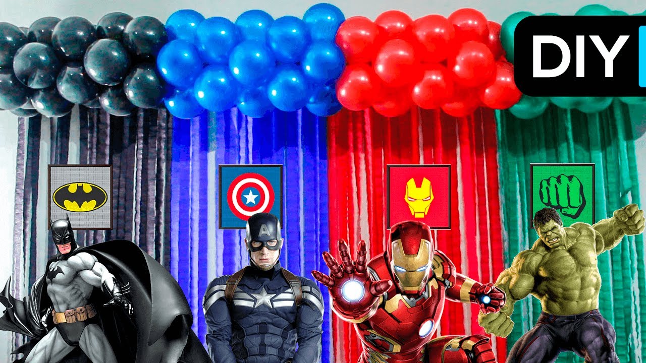 Como Fazer Festa os Vingadores e Super Herois
