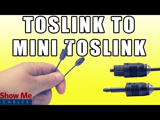 Câble Optique Mini TOSLINK (Toslink 3.5mm