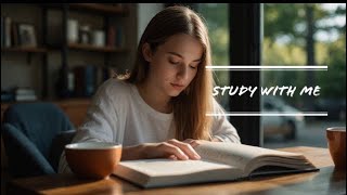 1-HOUR STUDY WITH ME | Background noises | Pomodoro 50/10 | Relaxing music