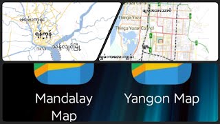 Yangon Map & Mandalay Map screenshot 1