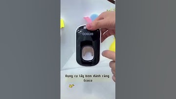 Dụng cụ nặn kem đánh răng Ecoco- Tiện Lời- Làm Đẹp Nhà Tắm- Giá Rẻ- Miễn Phí Ship - Xem Ngay