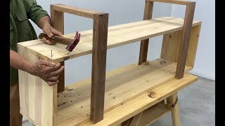 Simple And Easy Woodworking Project // TV Stand That You Can Make This Weekend