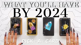 What Will Be YOURS by Year 2024?!⎜*You'll be ►SHOOK◀* ✨Tarot Reading✨pickacard prediction