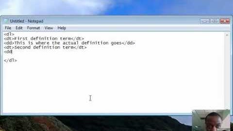 Definition List HTML