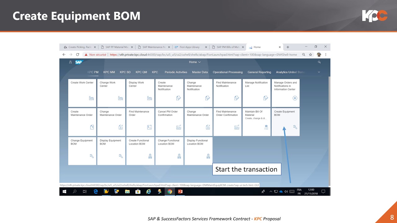 GU SAP FIORI Create Equipment BOM YouTube
