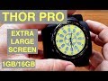ZEBLAZE THOR PRO Large Transflective Screen 1GB/16GB Android 5.1 Smartwatch: Unboxing and 1st Look