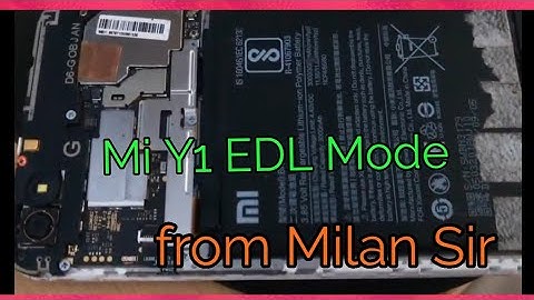 Redmi Y1 Edl Mode Test Point