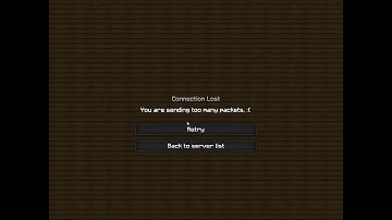 You are sending to many packets :(