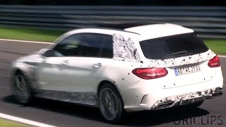 2015 Mercedes-Benz C63 AMG Estate continues testing on the Nürburgring!
