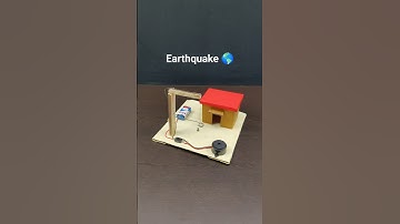 Earthquake Detector Alarm #sciencproject #science #scienceexperiment #earthquake #eazytronic #diy