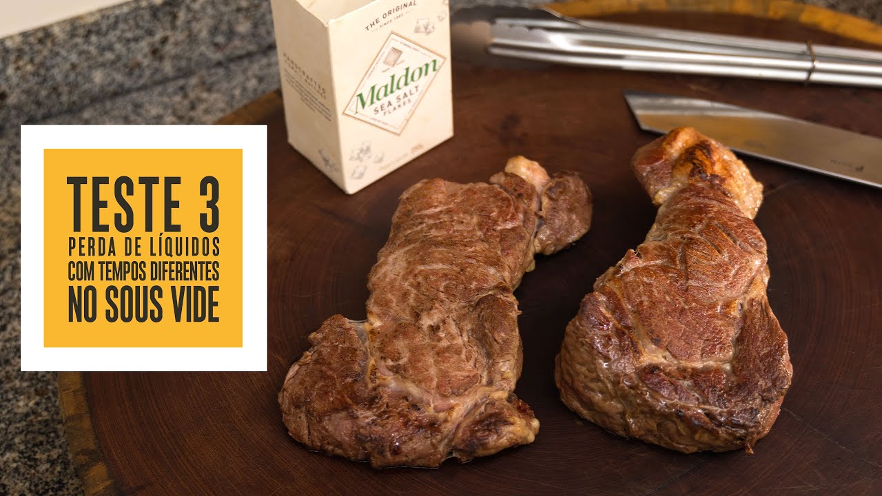 Será que a carne perde mais líquidos com um tempo maior no Sous Vide?!... | Só Vide #238