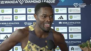 Rai Benjamin Runs Flat 400m PB in 2nd Place Run at Silesia Diamond League [Interview]