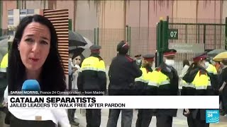 Full Catalan separatists leave prison after Spain pardon News