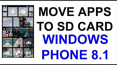 Windows Phone 8.1  - Moving Apps and Files to SD Card
