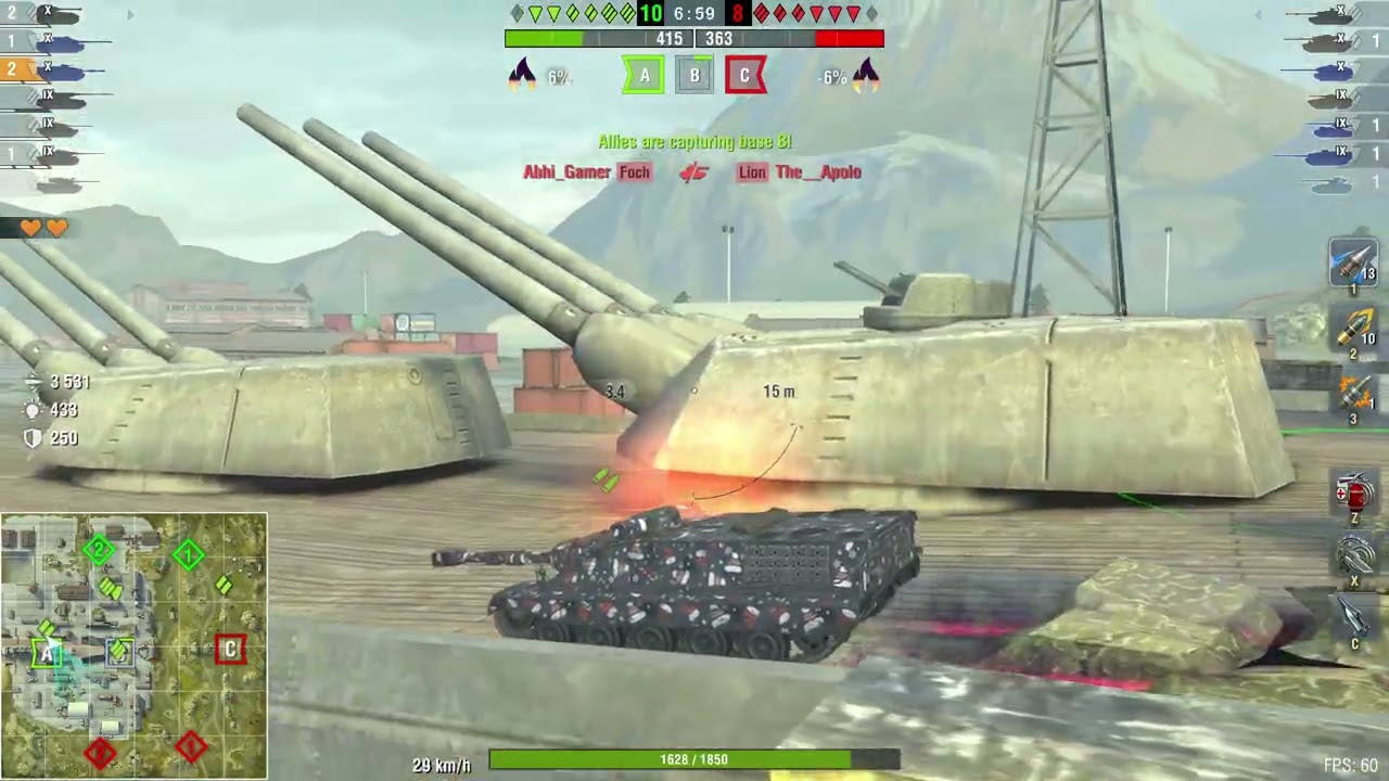 Foch 155 Burning games