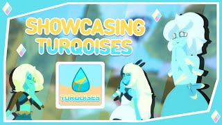 [💧] Showcasing You The Turqoises Of Era 1 | Stevos Gems Eras Roleplay