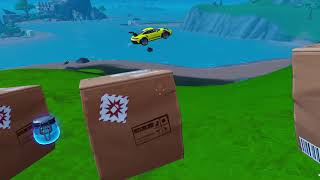 Fortnite ELITE rank game - Victory Royale - Shell game with boxes