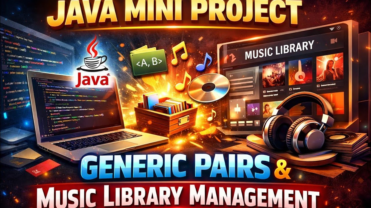 Java Mini Project | Music Library Management using Generic Pairs ...