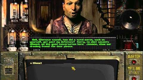 Fallout Loxley with low Intelligence