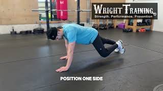 Alligator pushup Wright Training
