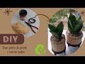 DIY - COM PALITO DE PICOLÉ E LATA DE MILHO♻#vasinhodeplantas #vasodeflores #façavocemesmo