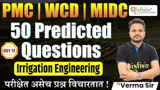 irrigation engineering | 50 predicted questions | pmc je civil | wcd je civil | midc je civil | #wcd screenshot 1
