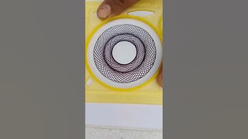 How many rotations did the pen make in total? ?? #spirograph #shorts #2024 #shortsvideo