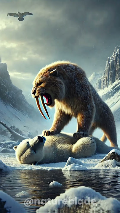 Saber toothed tiger vs Mammoth vs Dinosaurs